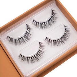 WinkClique DEMURE Duo Book - DIY Eyelash Extensions 7-10 Day Wear Cluster Lashes (Set of 2 Pairs)