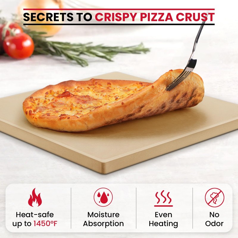 Unicook Pizza Stone 15 Inch, Premium Baking Stone for Oven