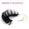 False Eyelashes, 10 Pairs, 7D Artificial Eyelashes Set, Natural Look,