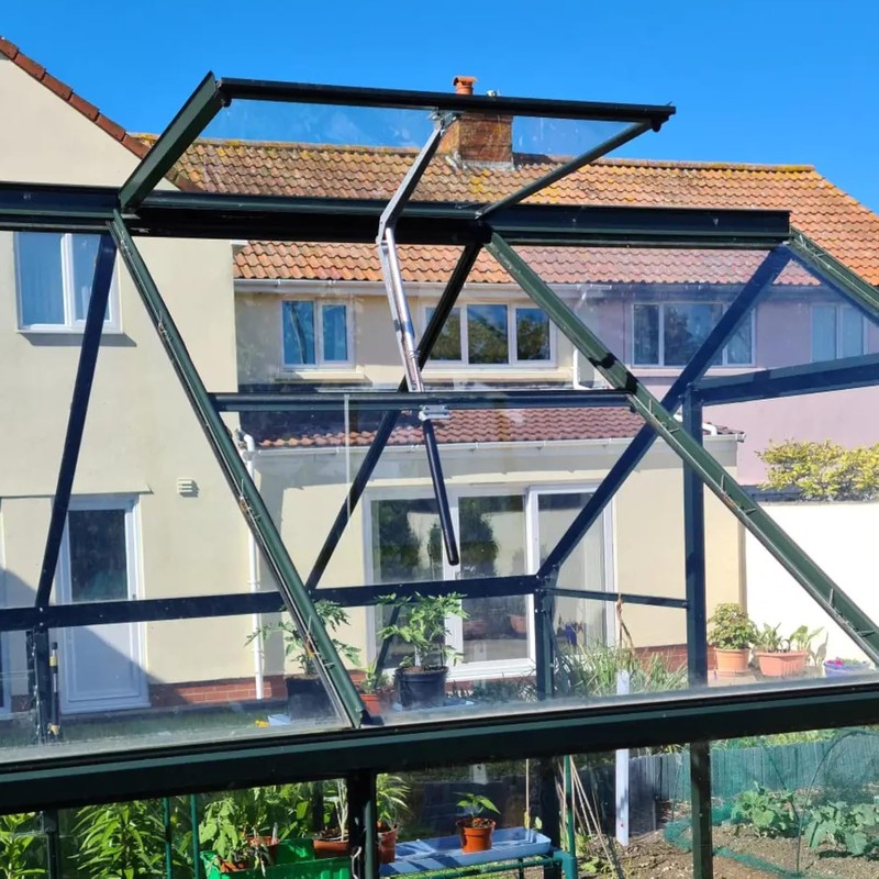 Automatic Greenhouse Window Opener 7kg Lifting Force 10-37°C Heat-Sensitive Solar
