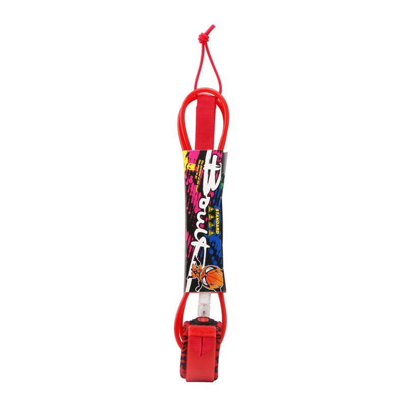 Surf Leash 7mm Thick 6ft/8ft Straight Surfboard Leash SUP Leg