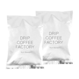 Drip Coffee Factory Rich Blend Coffee, Medium Grind, 14.1 oz (400 g) / 7.1 oz (200 g) x 2 Bags