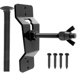 Adamoss Wall Mount Spare Tire Carrier for Enclosed Trailer - Black