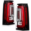 ROADFAR Red Housing Clear & Red Lens Taillights For GMC