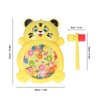 Whack A Mole Game 360° Rotation Cartoon Tiger Image Battery