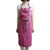 Linen Full Apron Manon Magenta A266 [Lino e Lina/Lino e
