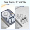 Silicone Dish Drying Mat for Kitchen Counter Essentials Wider Drain
