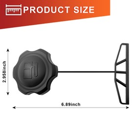 Gas Cap Fit for Lawn Mower - Fuel Cap Compatible with Kohler XT650 XT675 XT775 HD775 RH255 RH265,Replace The Part# 14 227 20-S