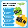 SDARMING Colour Counters, Tally 4-dight Clicker Counter, ABS Handheld Counters