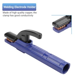 Pinza Porta Electrodo,300A Soporte Para Electrodo De Soldadura, Hecho De Cobre,Portaelectrodos Para Soldar,Manipular Con Material Aislante Especial Resistente Al Calor, No Conductivo, Anti-Escaldado
