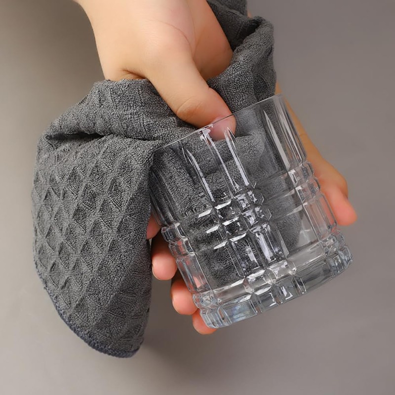 Tongke Microfiber Barista Towels, 5 Pack 30x30CM Cleaning Towels for