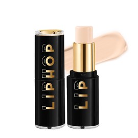 aopoka Foundation Stick, Makeup Baser, Foundation, Concealer, Natural Cover, Pore Cover, 0.3 oz (10 g), Makeup Beginner, Cosmetics, Waterproof, 6 Colors, #6 Deep