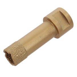 Prodiamant Premium Diamond Drill Bit for all Drills, with M14 Thread, fits all Angle Grinders, Gold Colour, gold, .
