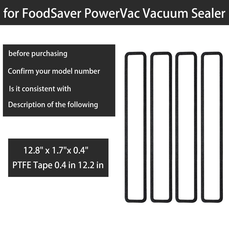 ziHenryDa Foam Replacement Gaskets compatible with FoodSaver PowerVac Compact Vacuum