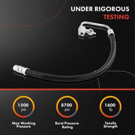 A-Premium Power Steering Hose Pressure Hose Line Assembly Compatible with Infiniti Q60 2015, G35 2007-2008, G37 2008-2013, 3.5L 3.7L, From Pump