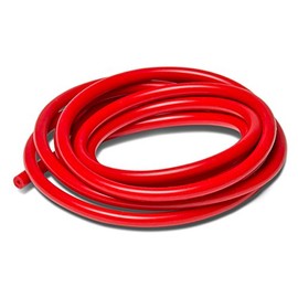 Auto Dynasty 7mm (0.28 Inches) Inner Diameter Silicone Vacuum Hose by Foot (Red)