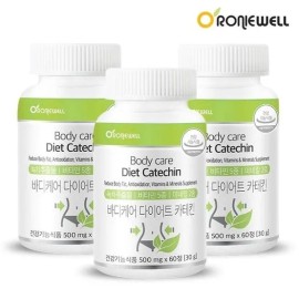 Roniwell [Roniwell] Body Care Diet Catechin 60 tablets x 3 (total 3 months supply) / [로니웰] 바디케어 다이어트 카테킨 60정 x 3개 (총 3개월분)