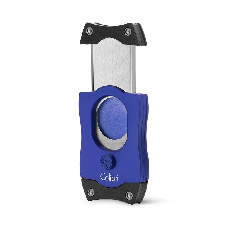 Colibri S-Cut EZ Cigar Cutter - Blue - Spring Release