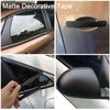 MFQNENLK Matte Black Vinyl Tape for Black Out Chrome Delete