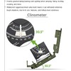 Heavy-Duty High-Precision Inclinometer American Multifunctional Green Compass Professional Military Compass