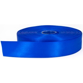 Stuffvisor Royal Blue Satin Ribbon, 1 inch x 50 Yards, Double Face Solid Color, Thick and Durable Ribbon Roll, 100% Polyester Ribbon for Gift Wrapping, Crafts, Hair and Multiple Decorations