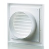 Blauberg UK Decor 155X155/100S White 4 inch 100 mm Round