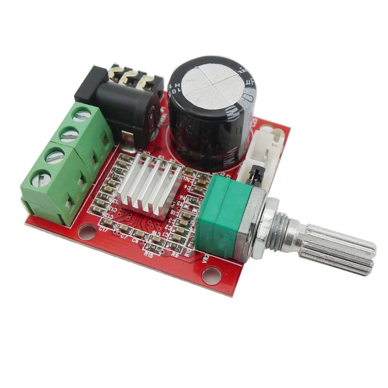 Aihasd 12 V Mini Hi-Fi PAM8610 Audio Stereo Amplifier 2X10