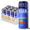E.U.B. Mango Passionfruit Sparkling Functional Beverage, 12oz Can, 50mg Caffeine,