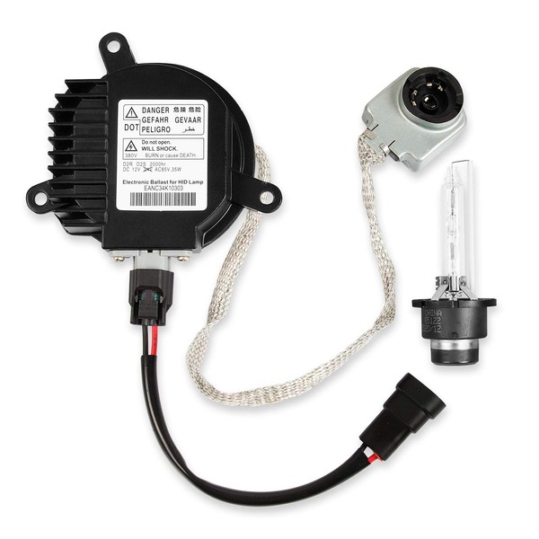 RANSOTO Xenon HID Headlight Ballast Control Unit with Igniter & D2S Bulb Compatible with Nissan 350z 370z Altima Murano Rogue Infiniti G35 G37 Fx35 Fx45 Qx56 Qx70 Replaces 28474-89904 28474-8991A