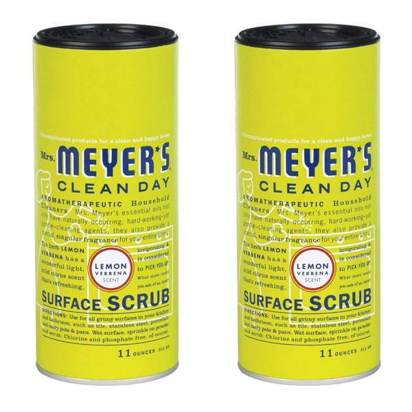 Mrs. Meyer's Clean Day Surface Scrub - Lemon Verbana - 11 oz - 2 pk