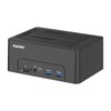 MAIWO Dual Bay 2.5'' 3.5'' SATA HDD SSD Enclosure Duplicator
