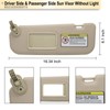 NHILES Left Driver & Right Passenger Side Sun Visor Replacement