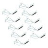 10pcs Stainless Steel Crab Grabber Rustproof Seafood Grabber with Spring