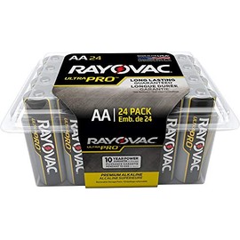 Rayovac Batteries ALAA-24F Ultra Pro AA Alkaline Batteries, AA (Pack of 288), Original Version (ALAA24-12)