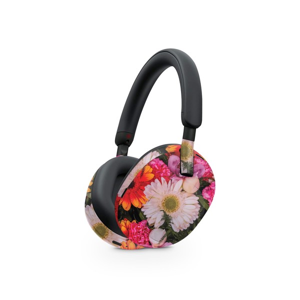 MightySkins Skin Compatible with Sony WH-1000XM5 Headphones - Watered Flowers