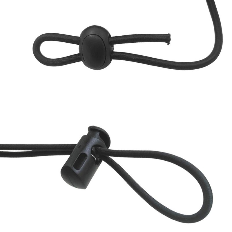 20 PCS Plastic Cord Locks & Elastic Bungee Nylon Shock