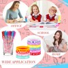 60 Pcs Valentine's Day Pens Rubber Bracelets Set 30 Pcs