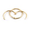 Spirella Ringo Shower Curtain Rings Set of 12 Chrome Small