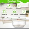 Small Lid Colander for Kitchen Fruit Washing Bowl with Strainer
