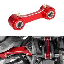 1.75 CNC Rear Suspension Lowering Link Accessories Compatible with XR250R XR350R XR600R XR650L Motorcycle Suspensions Linkage Lowerings Dirt Bike Rear Drop Links (Red)