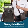 hengwin Shoulder Handbag for Men, Small Crossbody Cell Phone Bag,