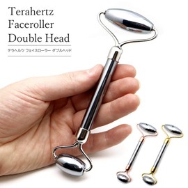 GOLD STONE Terahertz Ore Face Roller for Facial Beauty Small Face Massage Health Beauty Part Color Silver