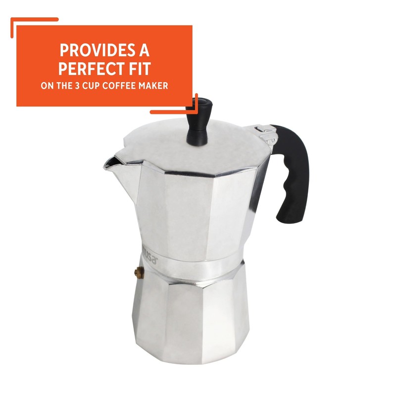 IMUSA USA Aluminum Stovetop Espresso Maker Replacement Rubber Ring &