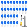 30 Pack Beer Plugs Tap Brush Beer Faucet Tap Brush
