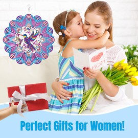 Funshot Wind Spinners Outdoor, Hummingbird Metal 3D Hanging Garden Decor, 12-inch Stainless Steel Wind Spinner with Tail Spinner, Wind Sculptures for Patio Lawn Yard, Ornament Gift for Women/Men