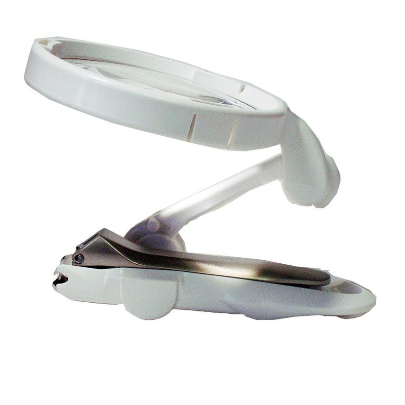 Green Bell Loupe with Stainless Steel Fingernail Clippers QQ – 02 