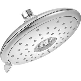 American Standard 9038074.002 Spectra Fixed 4-Function Adjustable Shower Head 7-inch 1.8 GPM, Polished Chrome