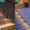 120V Dimmable LED Step Lights, 3000K/4000K/5000K, 12-Pack | Line Voltage
