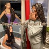 Deep Wave Bulk Human Hair For Braiding 16 Inch 100g/2Bundles