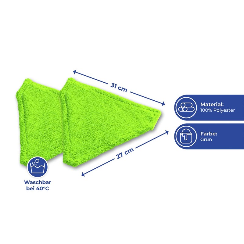 Maximex Replacement Cover Mop Triangle Set of 2 Polyester 31